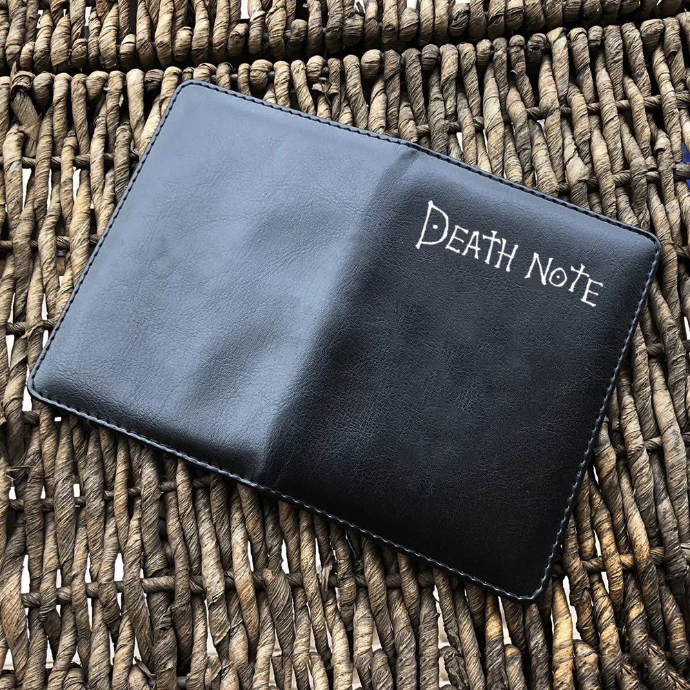Passport Cover Anime Black Edition Travel Document Passport Holder