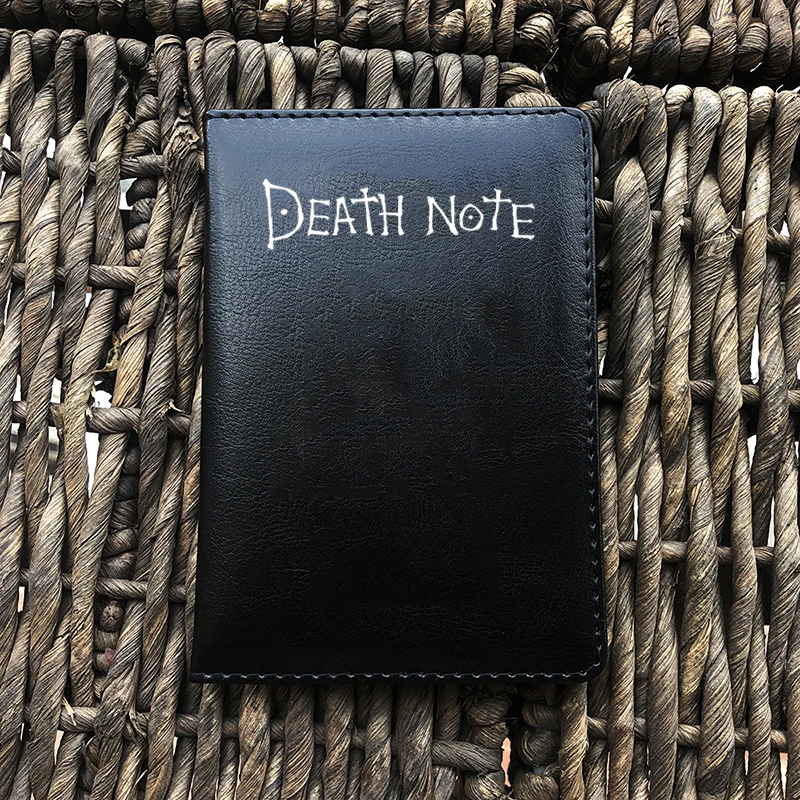 Passport Cover Anime Black Edition Travel Document Passport Holder