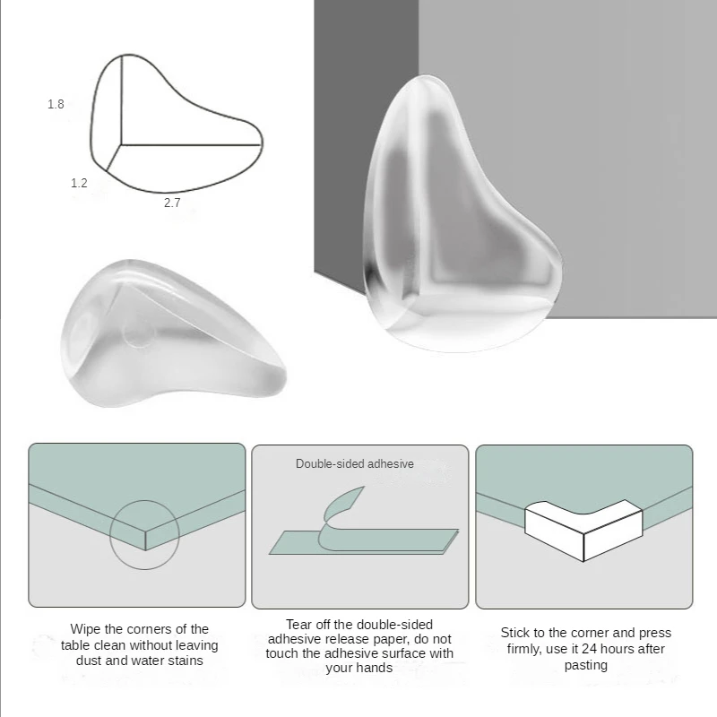 16Pcs Soft Silicone Corner Protectors for Furniture - Keep Your Children Safe with Edge Protection Covers child safety