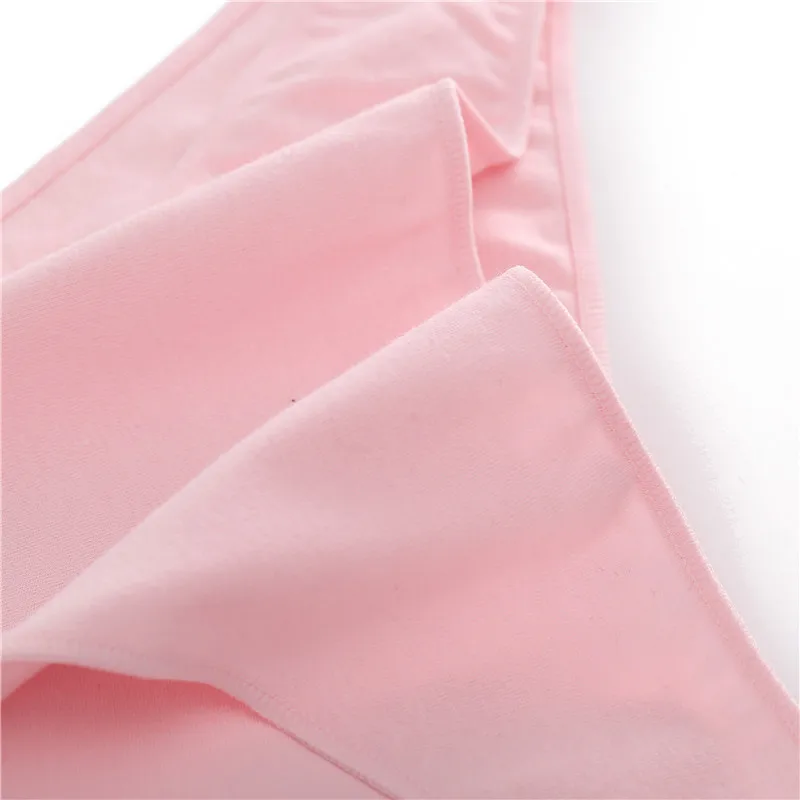 FINETOO M-2XL Women Cotton Underwear 3Pcs/set Comfortable Panties Ladies Plus Size Underpants Solid Color Briefs Female Lingerie