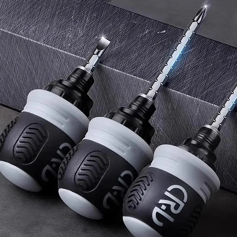New Ratchet Screwdriver Set Dual-Purpose Short Shaped Radish Head Screwdriver High Hardness Labor-Saving Screwdriver DIY Tools
