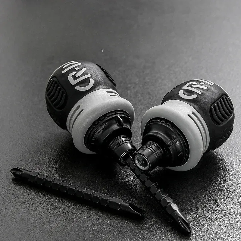 New Ratchet Screwdriver Set Dual-Purpose Short Shaped Radish Head Screwdriver High Hardness Labor-Saving Screwdriver DIY Tools