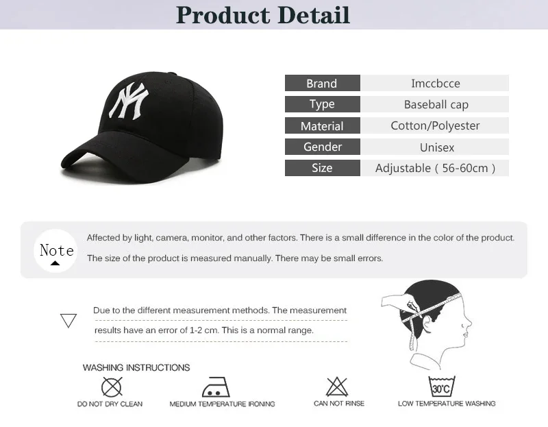 1PC Unisex Casual Baseball Caps Letter Embroidery Hip-hop Hats Spring Autumn Outdoor Adjustable Trucker Caps Sunscreen Hat