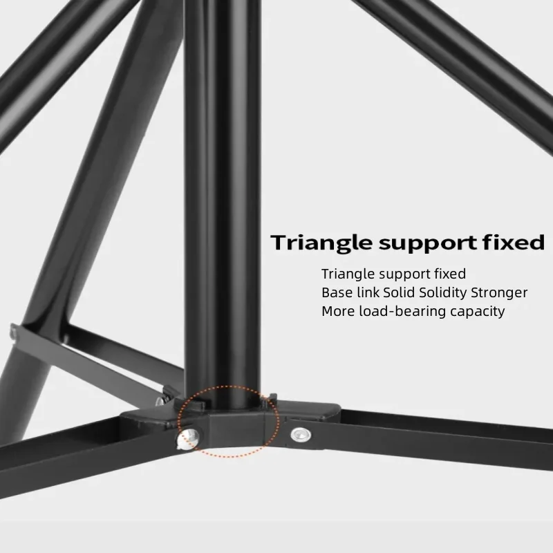 RP01-B Heavy Duty Metal Alloy Light Stand 160cm Tripod for Photo Studio Softbox Video Flash Reflector Lighting Background Stand
