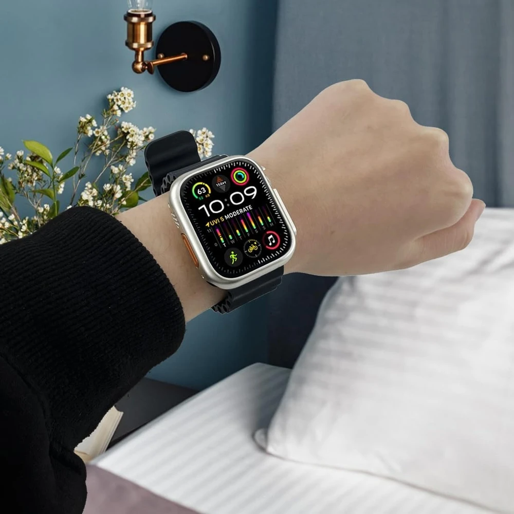 Screen Protector for Apple Watch 46mm 45mm 44mm 40 41 42mm Hard PC Front Rear Bumper Case iwatch 10 9 8 7 SE 6 5 Change To Ultra