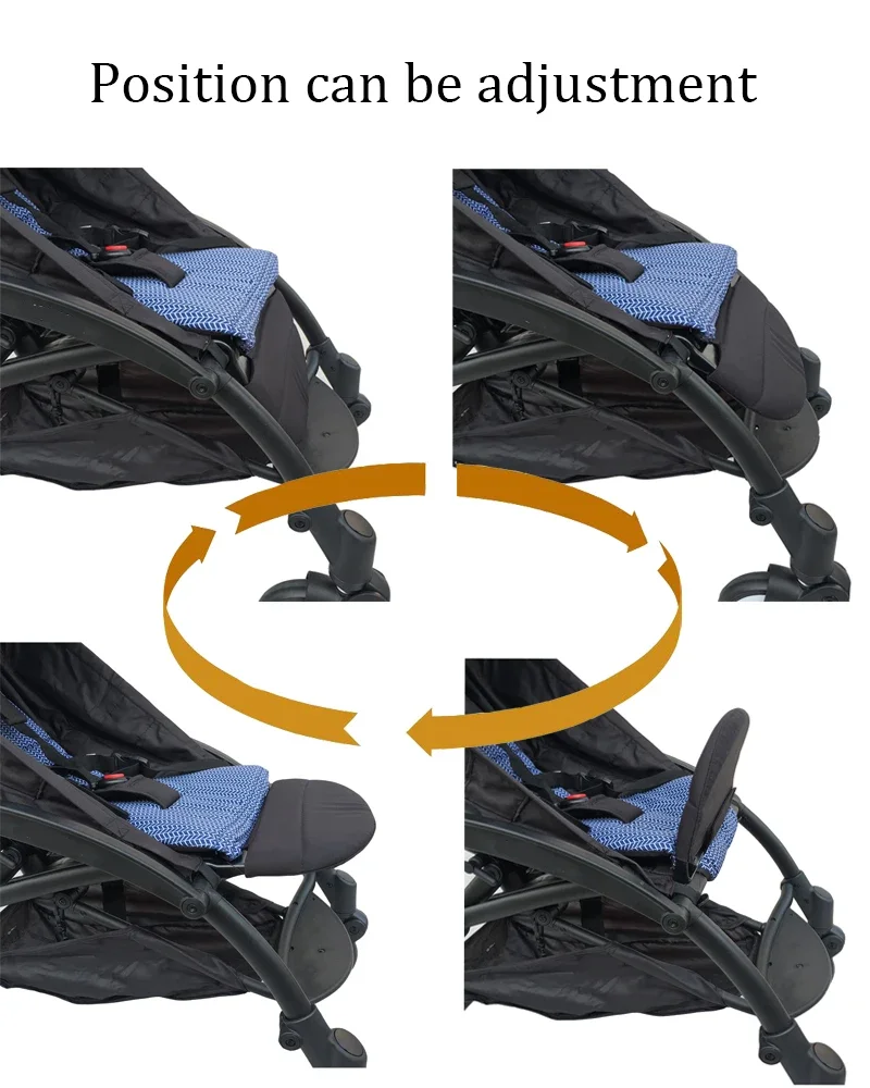 1:1 Baby Stroller Accessories Leg Rest, Extended Foot Rest Compatible With Babyzen YOYO and Babyzen YOYO2