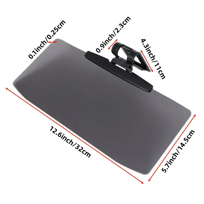 A Car Mounted Anti Glare Mirror, Anti UV Strong Light Vehicle Sunshade