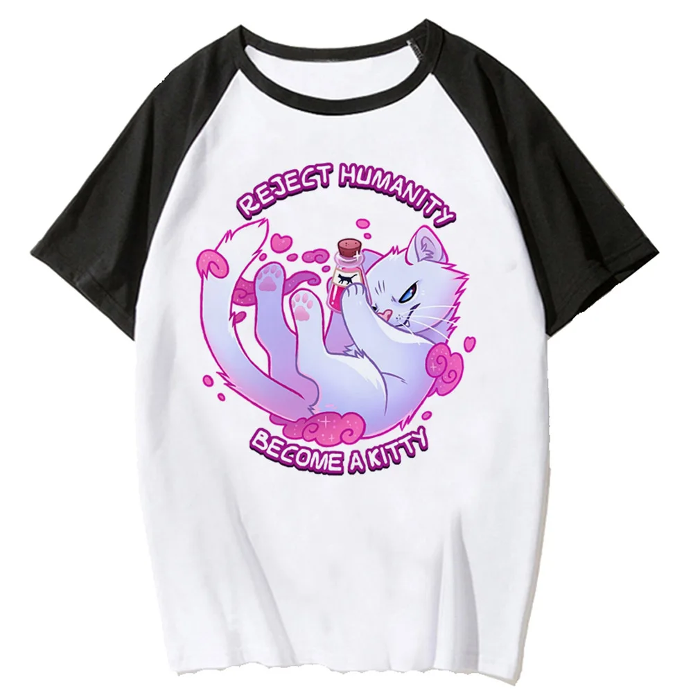 Furry Tee women streetwear comic funny top girl designer funny streetwear clothes
