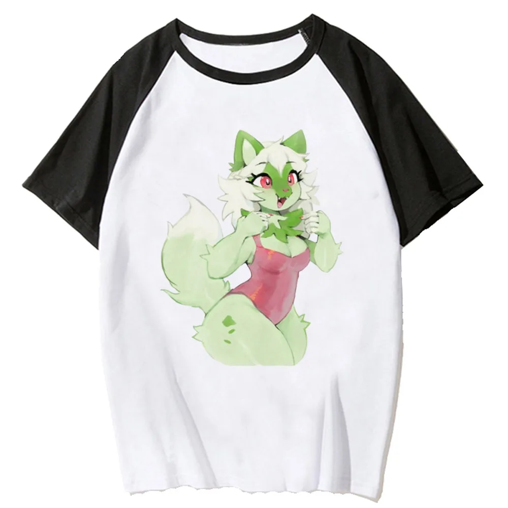 Furry Tee women streetwear comic funny top girl designer funny streetwear clothes
