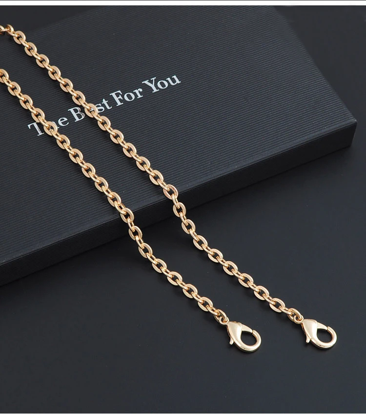 Metal Bag Chain Women Shoulder Crossbody Bag Strap Customized Handbag Handle Replacement Purse Chain Bag Chain Accessories