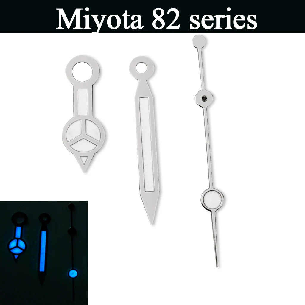 Watch Hands Silver Green Blue Luminous Hands Fit N H36 ETA2824 2836 Miyota8205 8215 821A Mingzhu DG2813 3804 Movement