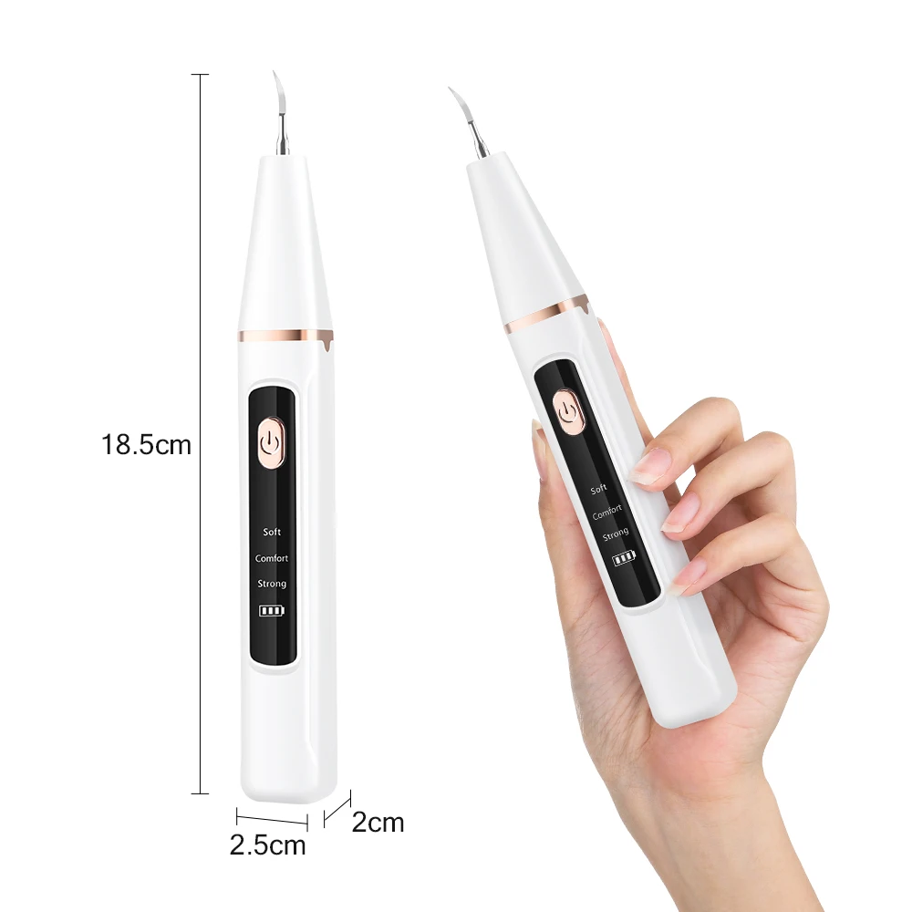 Ultrasonic Dental Scaler Electric Sonic Teeth Plaque Cleaner Dental Stone Removal For Teeth Tartar Stain Teeth Calculus Remover