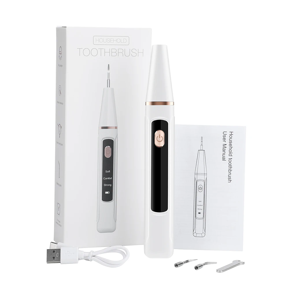 Ultrasonic Dental Scaler Electric Sonic Teeth Plaque Cleaner Dental Stone Removal For Teeth Tartar Stain Teeth Calculus Remover