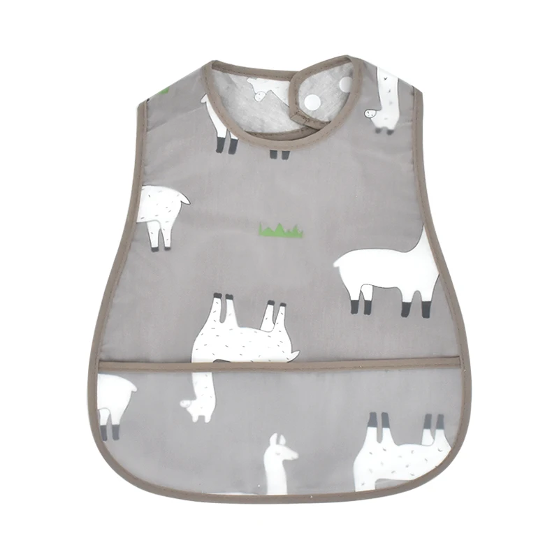 High Quality Adjustable Baby EVA Bibs Cartoon Cotton Child Waterproof Lunch Feeding Bibs For Kids Girls Boys Feed Accessories