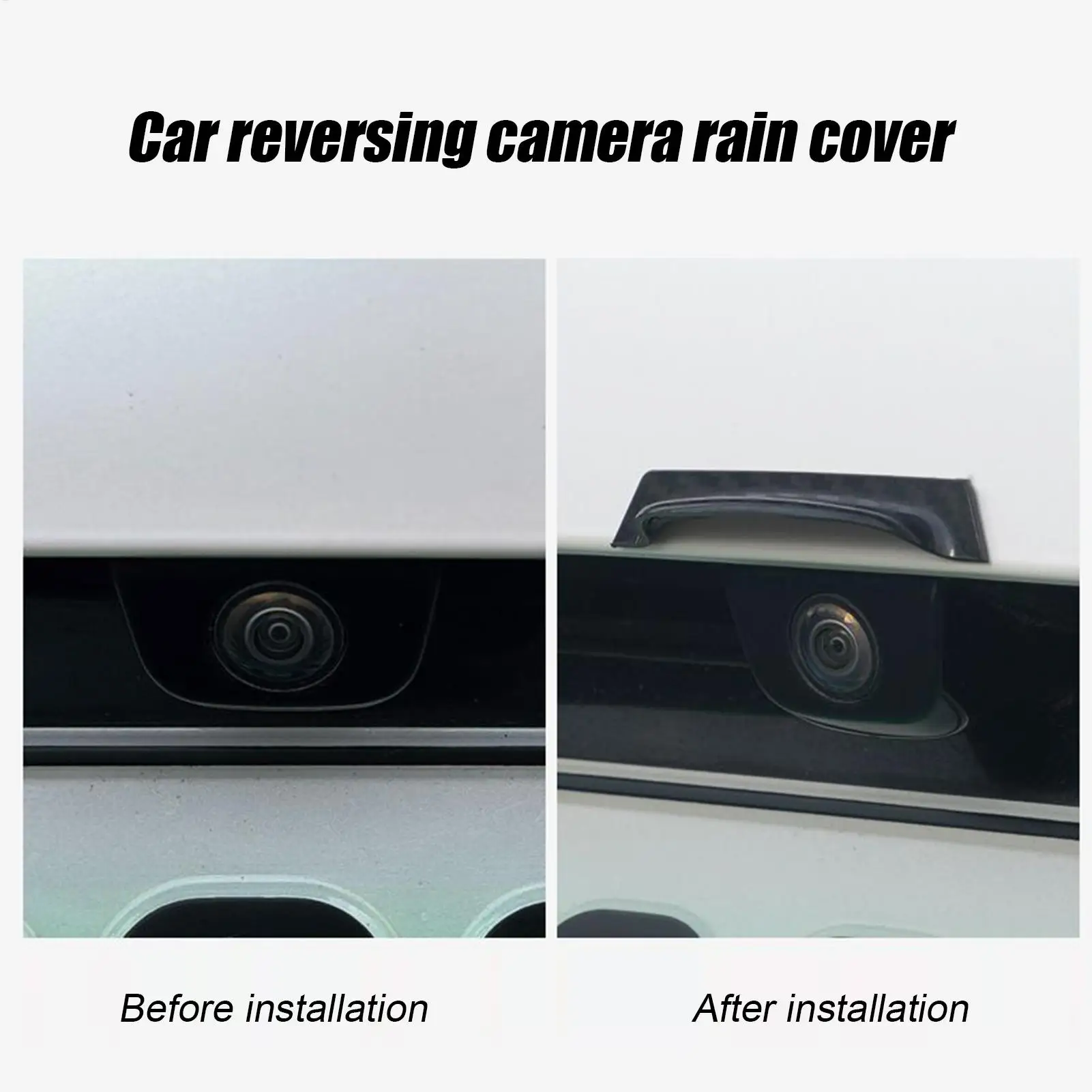360 Degree Car Rear Camera Cover 1PC Rainproof Dust Shield Protection, Auto Safety Bike Trailers RV Truck Outdoor Supplies 2.8in
