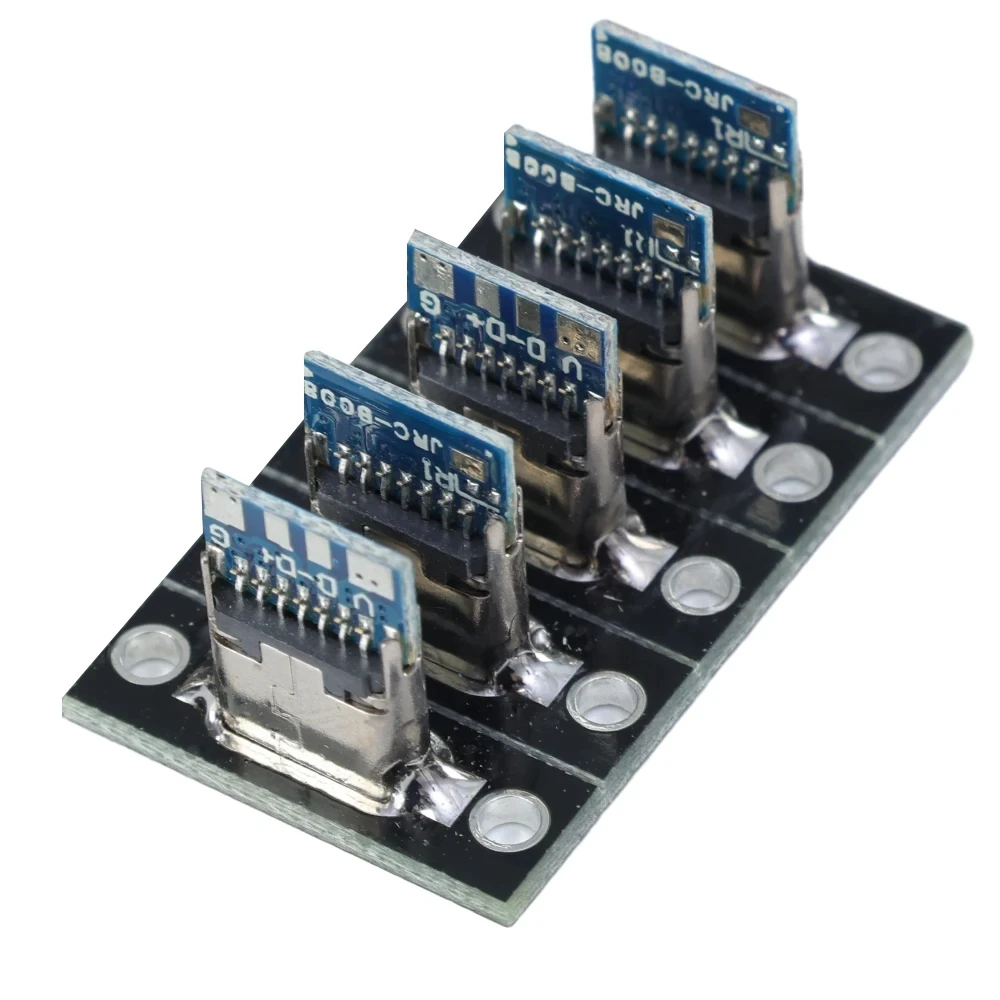 USB 3.1 Type C Socket with Screw Fixing Plate Type-C USB Jack 3.1 Type-C 4Pin 2Pin Female Connector Jack Charging Port