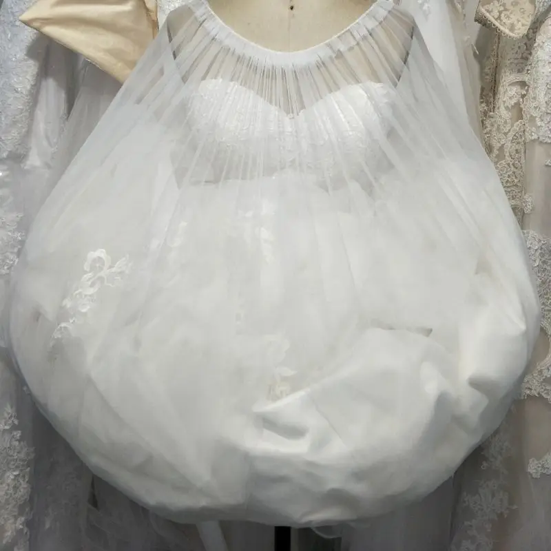 Women Petticoat Gatherer Dress Underskirt Save Bride From Toilet Bridal Gown Buddy Partner Gather Skirt Slip Wedding Accessories