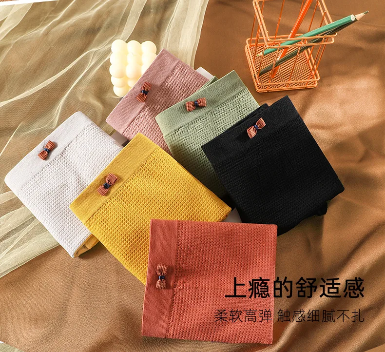 Women's Underwear Plus-size XXXXL High Elastic Antibacterial Obesity Is Special Briefs Lingerie Breathable Ladies Underpants