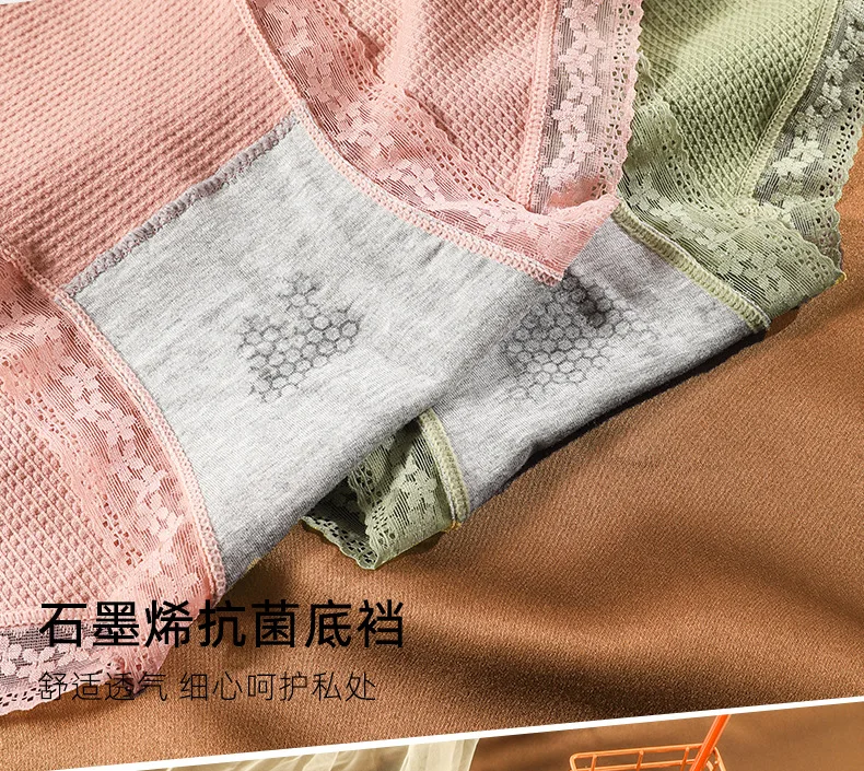 Women's Underwear Plus-size XXXXL High Elastic Antibacterial Obesity Is Special Briefs Lingerie Breathable Ladies Underpants