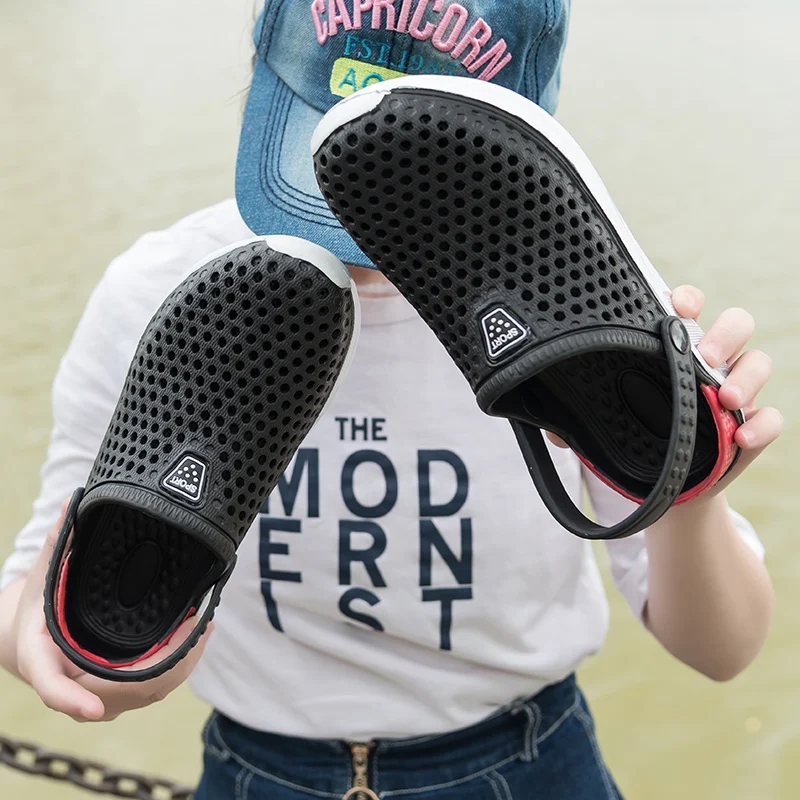 Unisex Fashion Beach Sandals Thick Sole Slipper Waterproof Anti-Slip Sandals Flip Flops for Women Men