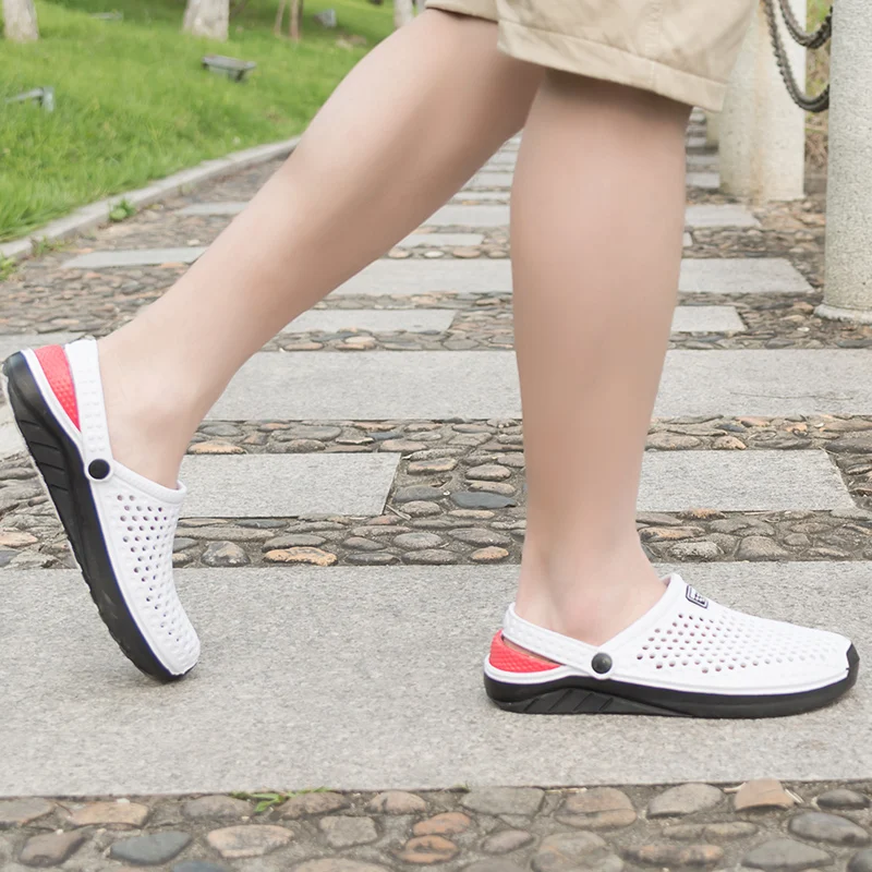 Unisex Fashion Beach Sandals Thick Sole Slipper Waterproof Anti-Slip Sandals Flip Flops for Women Men