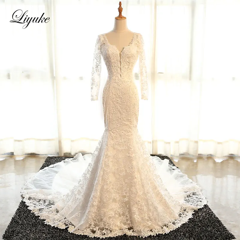 Liyuke Luxury Tiered Satin Ball Gown Wedding Dress Robe De Marriage Sleeveless Beading Pearls Off The Shoulder Bridal  Skirts
