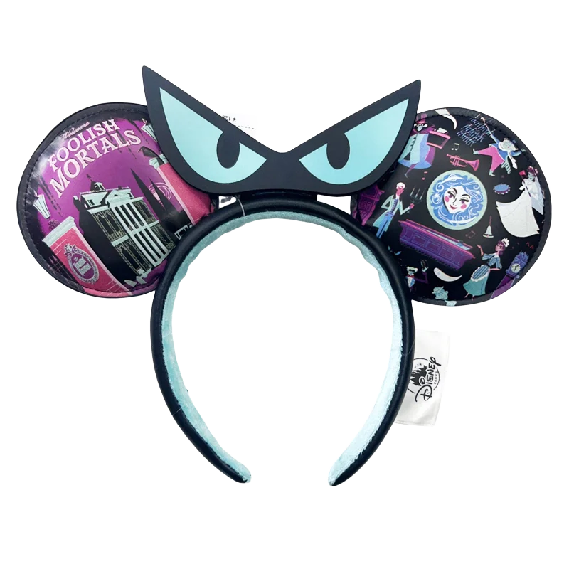 Disney Minnie Mickey Ears Headband Holiday Party Sequins Headdress Bows EARS COSTUME Headband Cosplay Plush Adult/Kids Gift