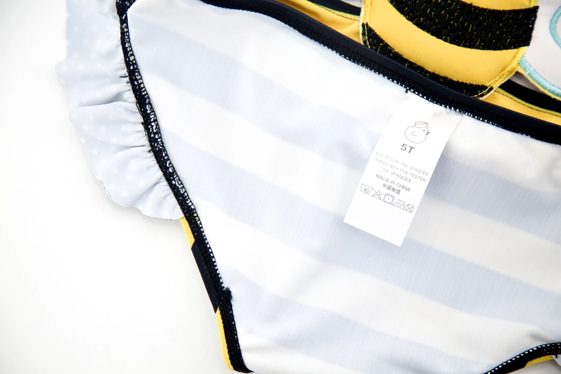 Honeyzone Child Swimsuit Pyjama Bimba Cute Bee Bikini Baby Girls Swimwear Summer Fashion Beach Suit 1-8T Swimwear Kids Naissance