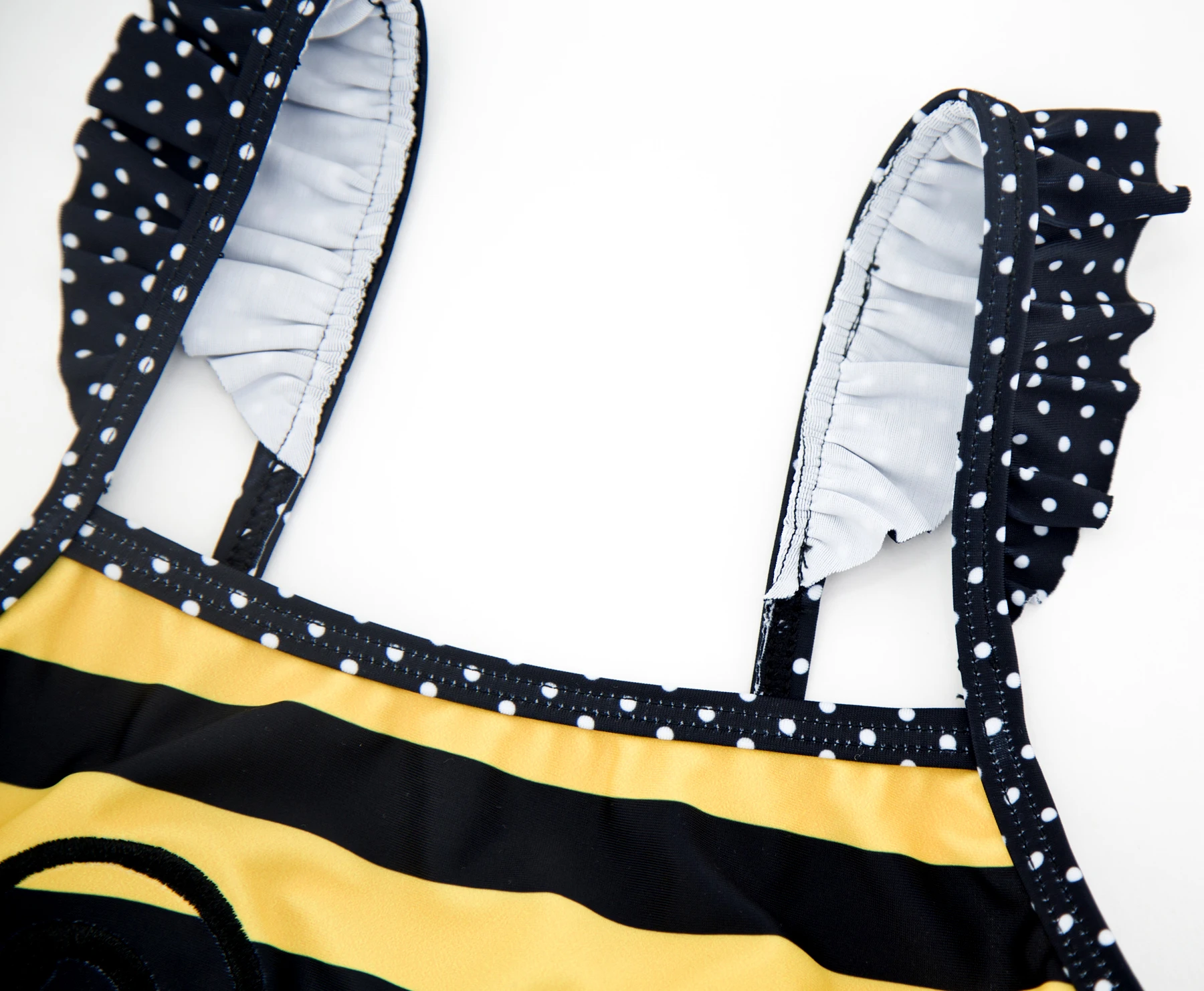 Honeyzone Child Swimsuit Pyjama Bimba Cute Bee Bikini Baby Girls Swimwear Summer Fashion Beach Suit 1-8T Swimwear Kids Naissance