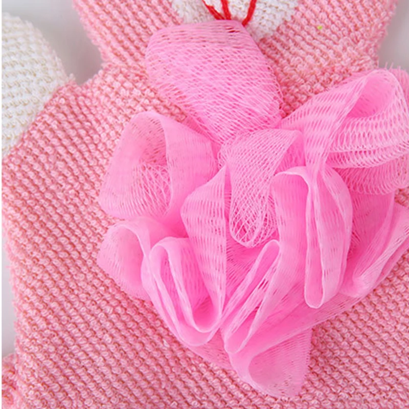 Cartoon Baby Bath Brushes Shower Wash Cloth Towels Soft Fabric Strong Water Absorption Cute Animals Style Kids Care Accessories