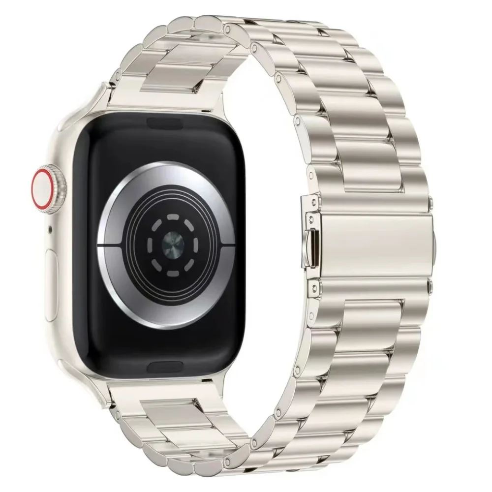 Metal Strap for Apple Watch Band 46mm 42mm 44mm 45mm 40 41mm Stainless Steel Wristband iWatch Series 11 10 9 8 7 6 SE Ultra 49mm
