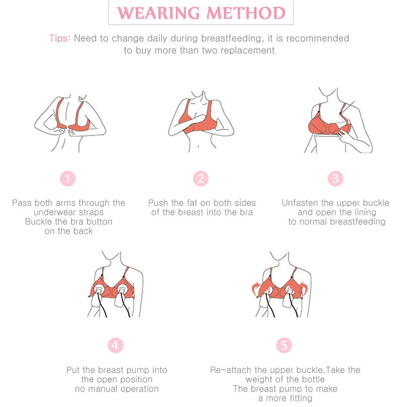 Hand Free Pumping Nursing Bra Breastfeeding Maternity Bras Women For Breast Special Underwear Pregnancy Clothes Can Wear All Day