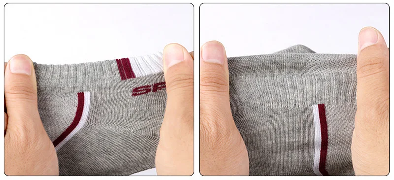 5 Pairs Plus Size38-47 Men Ankle Socks Breathable Cotton Sports Socks Mesh Casual Athletic Summer Thin Cut Short Sokken For Male