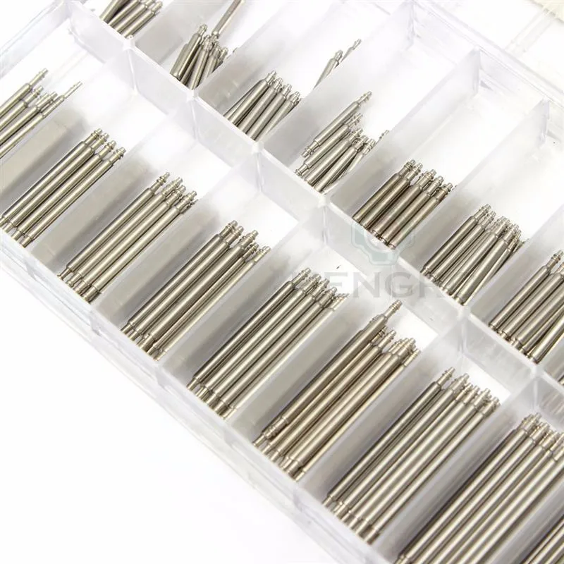 270pcs/set Strainless Steel Spring Bars 8mm - 25mm Watchband Strap Belt Repair Tools Pin Watch Accessories