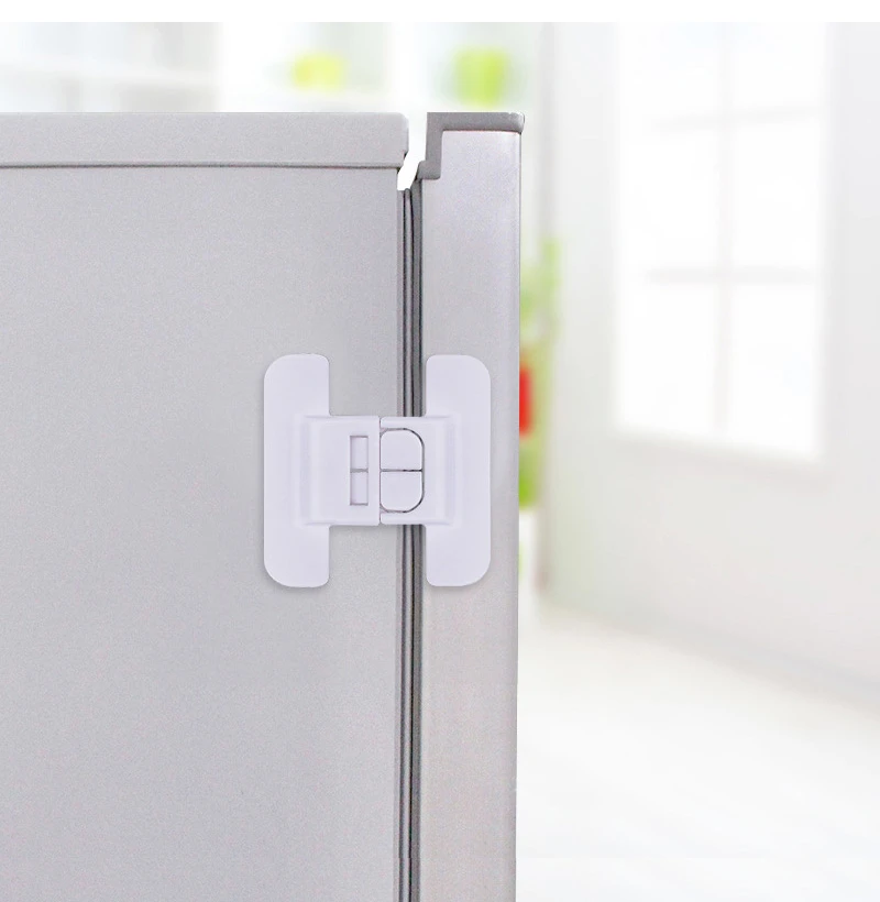 2Pcs/Lot Baby Safety Cabinet Locks Drawer Door Locks for Baby Child Infant Anti-Pinching Hand Security Protection Safety Buckle