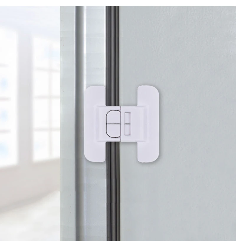 2Pcs/Lot Baby Safety Cabinet Locks Drawer Door Locks for Baby Child Infant Anti-Pinching Hand Security Protection Safety Buckle