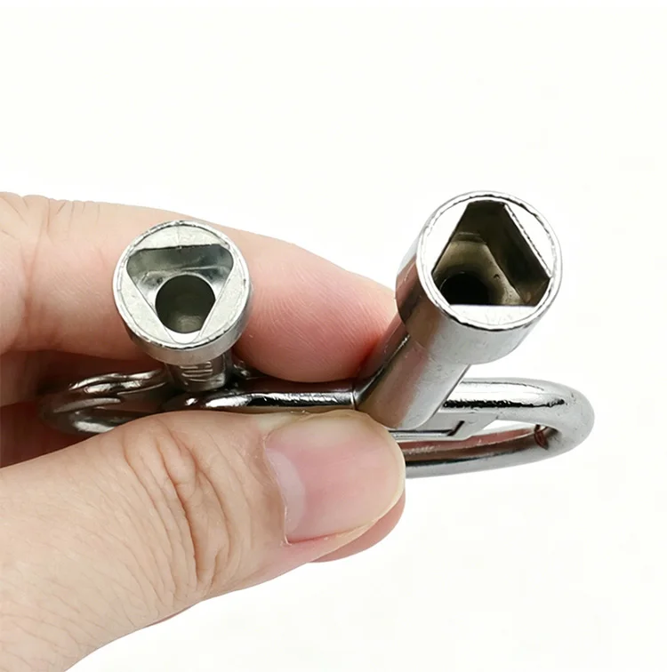 1 Way Service Utility Key Plumber Keys Triangle For Gas Electric Meter Cabinets