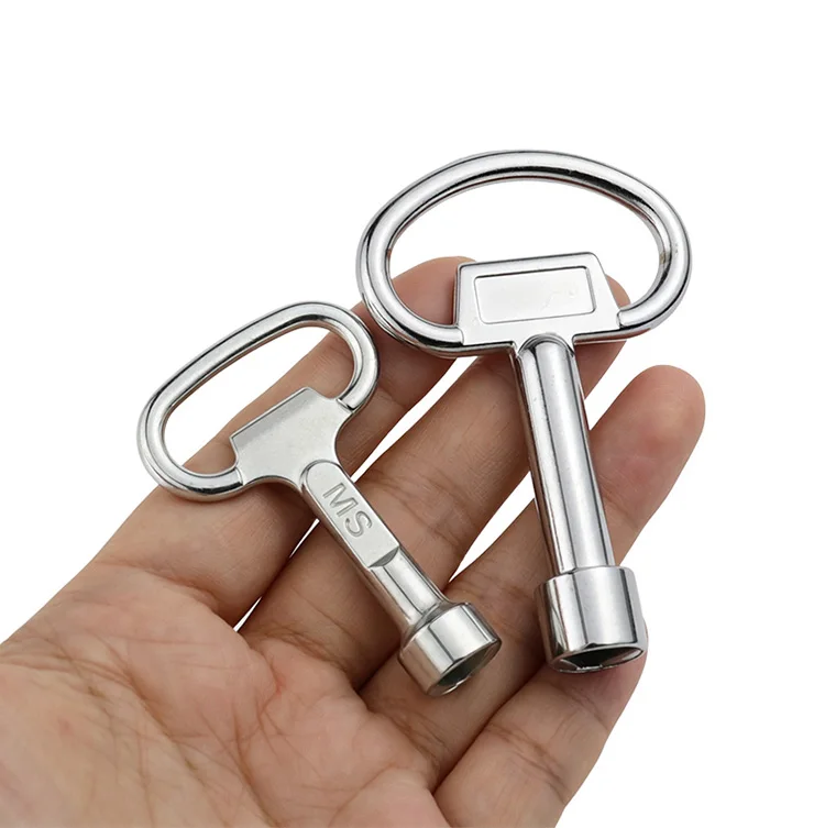 1 Way Service Utility Key Plumber Keys Triangle For Gas Electric Meter Cabinets