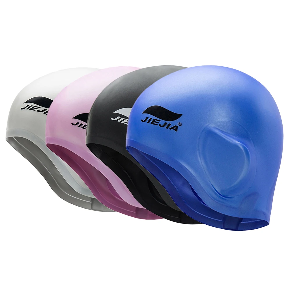 Swim Caps Ear Protection Full Silicone Swimming Cap ,universal,swimming  Earmuffs