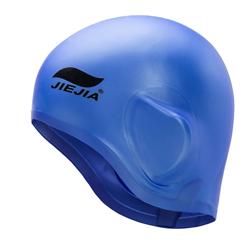 Swim Caps Ear Protection Full Silicone Swimming Cap ,universal,swimming  Earmuffs