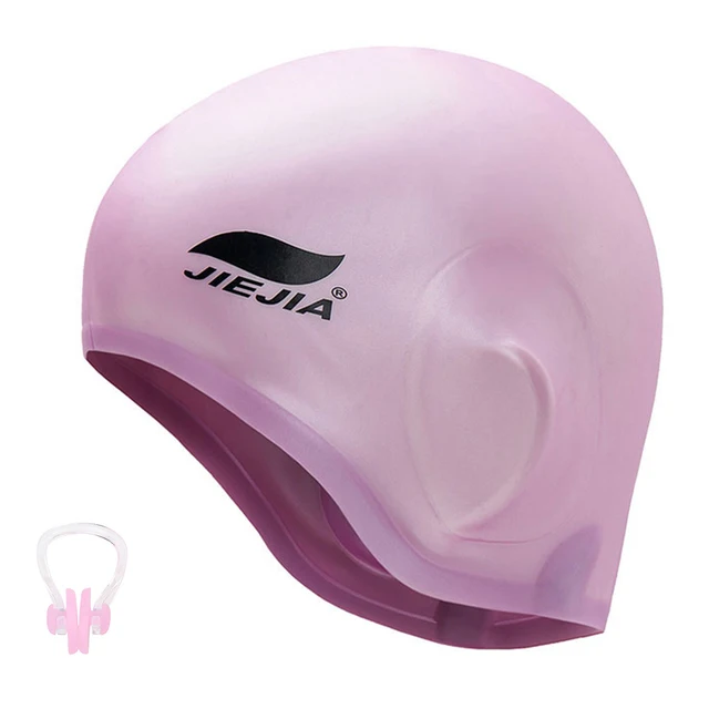 Swim Caps Ear Protection Full Silicone Swimming Cap ,universal,swimming  Earmuffs