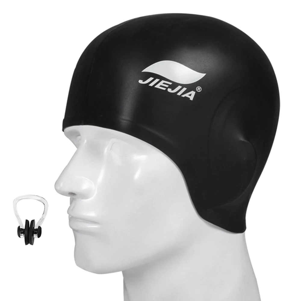 Swim Caps Ear Protection Full Silicone Swimming Cap ,universal,swimming  Earmuffs