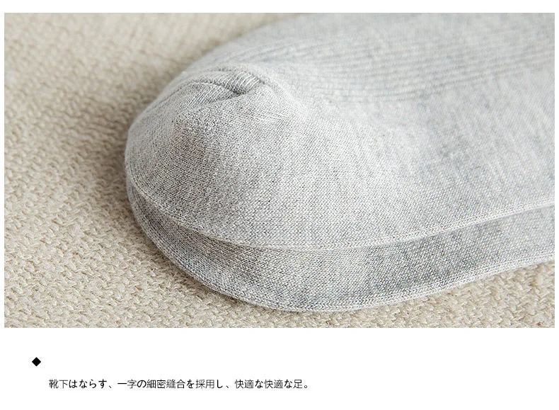 CHAOZHU  Japanese Korean High School Girls High Socks Loose Solid Colors Double Needles Knitting Cotton Long Socks For Women