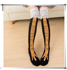 CHAOZHU  Japanese Korean High School Girls High Socks Loose Solid Colors Double Needles Knitting Cotton Long Socks For Women