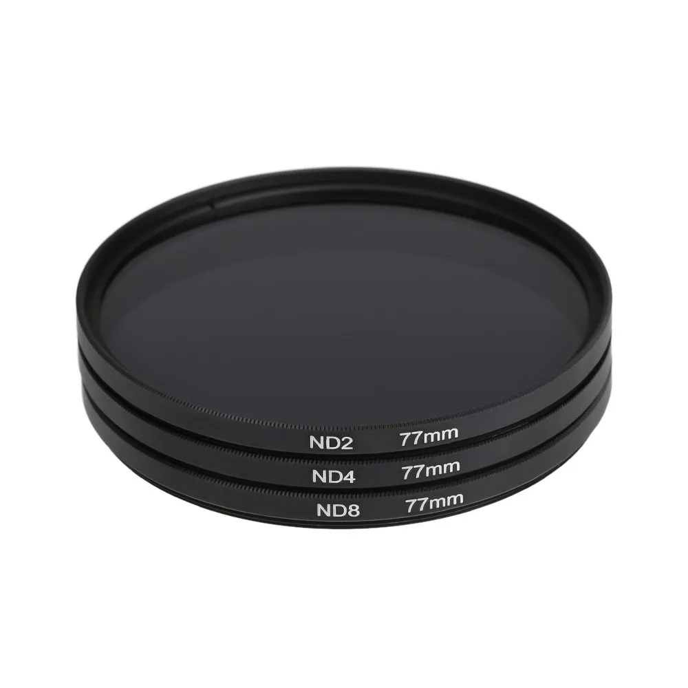 ND Filter Neutral Density ND2 ND4 ND8 Filtors 49MM 52MM 55MM 58MM 62MM 67MM 72MM 77MM 37MM 43MM 46MM for Canon Nikon Sony Camera