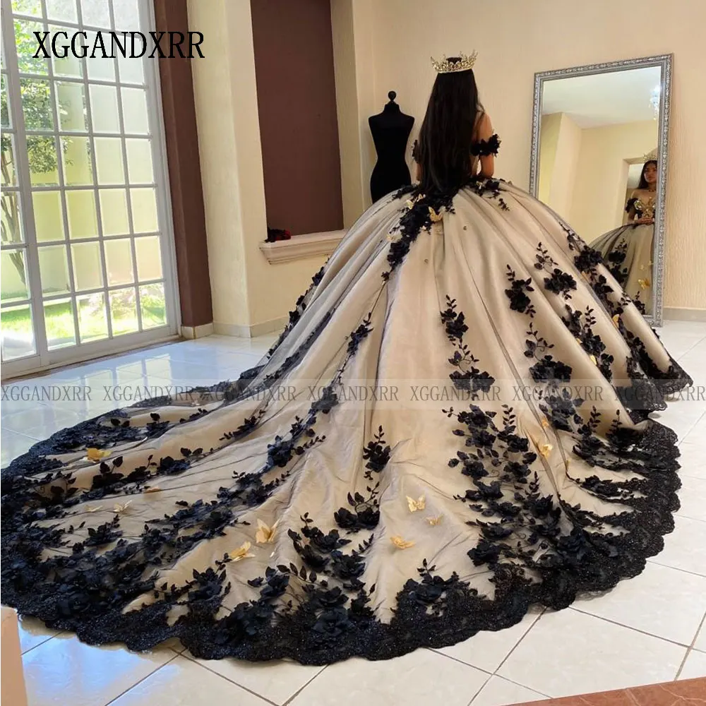 Customized Yellow Quinceanera Dresses 2025 V Neck Lace Appliques Sweet 16 Dress with Bow Birthday Ball Gown Vestidos De 15 Anos
