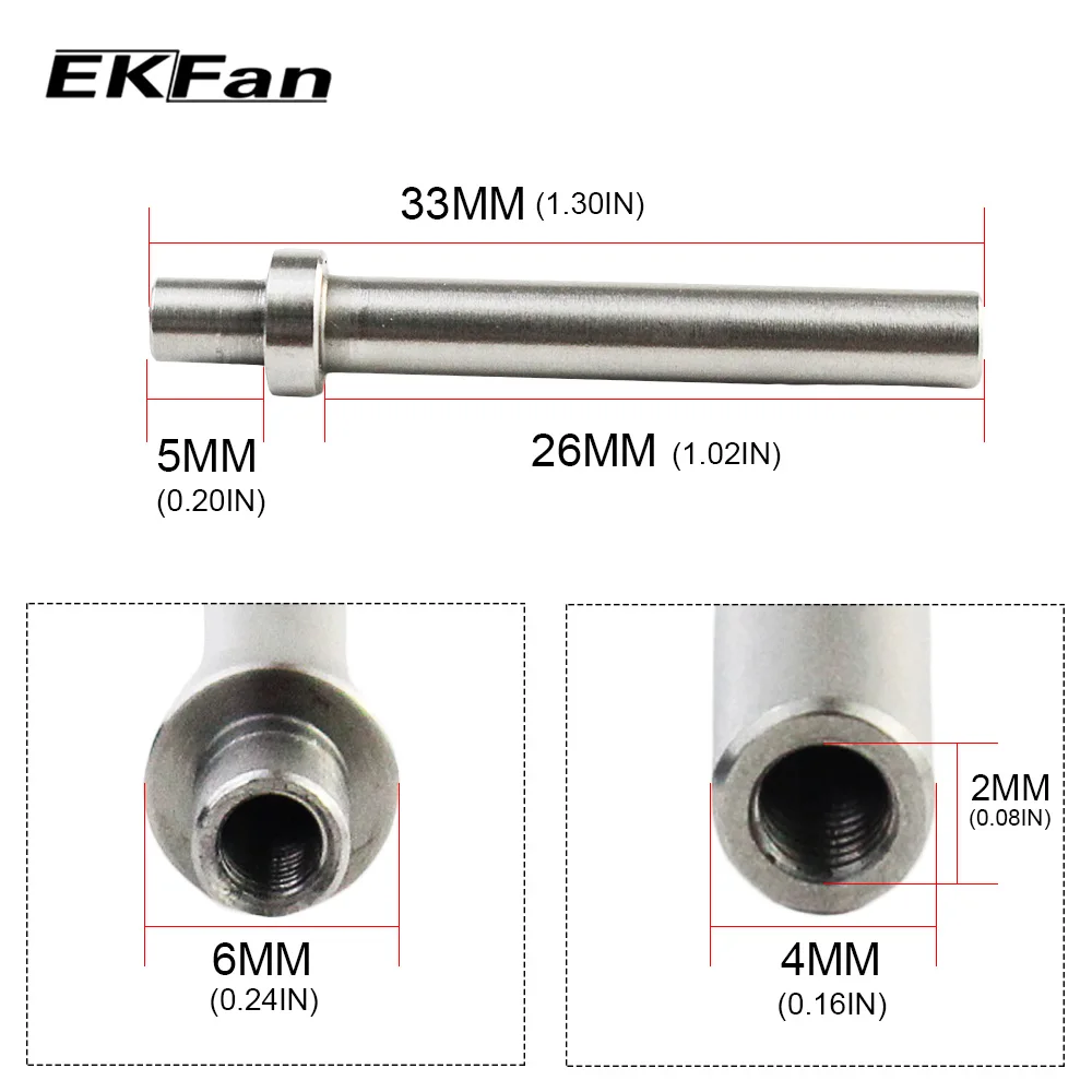 EKFan 1 Set Fishing Handle Knob Tool for Stainless Steel Axle Bearing Washers Gasket Screw Assembling Fishing Knob Tools Parts