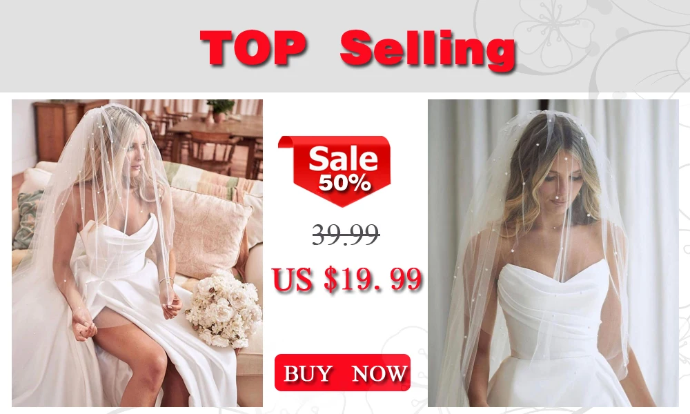 YouLaPan Rhinestones Bridal Veil Pearl Wedding Veil with Hair Comb 1 Tier Long Crystal Rhinestone Scatter Wedding Veil V135