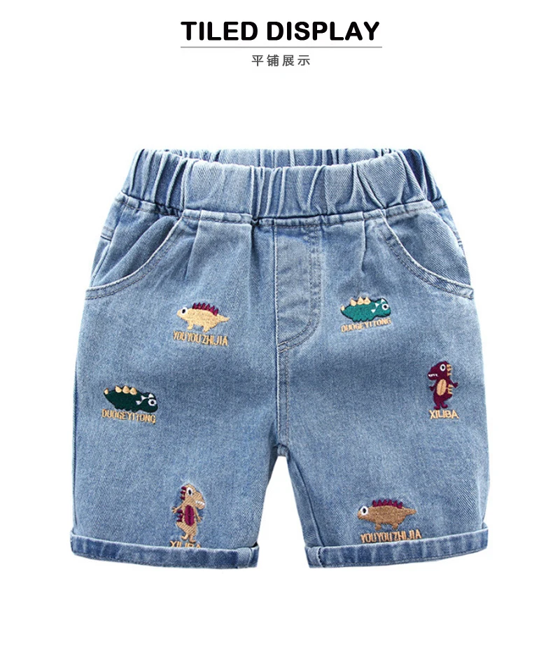 IENENS Baby Boys Shorts Girl Casual Jeans Kids Clothes Summer Short Pants 2-8 Years Clothing Boy's Loose Denim Shorts