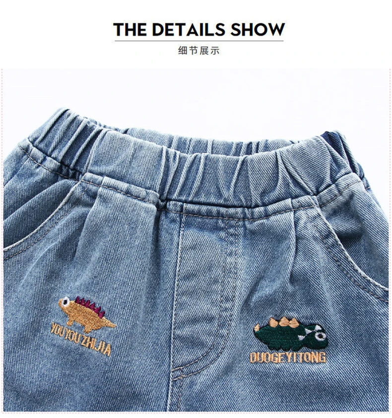 IENENS Baby Boys Shorts Girl Casual Jeans Kids Clothes Summer Short Pants 2-8 Years Clothing Boy's Loose Denim Shorts